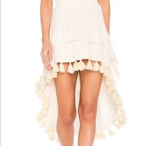 Misa Los Angeles cream Santina Skirt